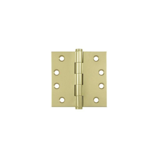 DELTANA Deltana DSB43-UNL Square Door Hinge Unlacquered Bright Brass