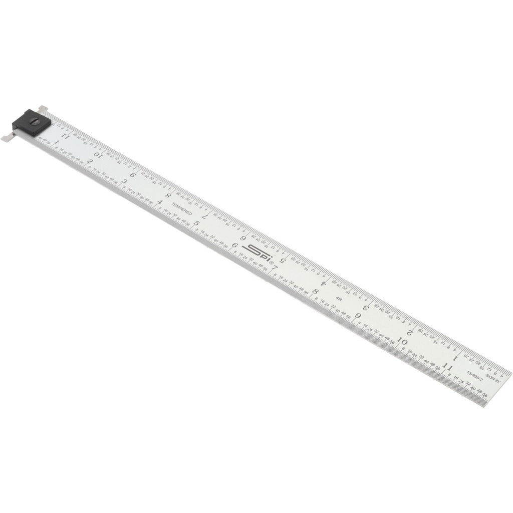 SPIROTHERM Spi 13-935-2 Steel Rule 12 Inch 4R Satin Chrome