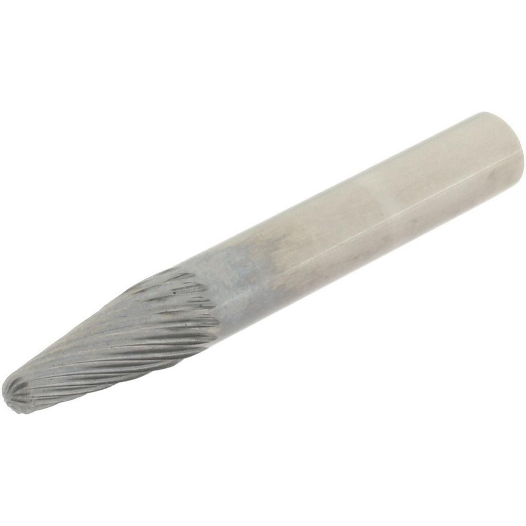 HERTEL Hertel SZ0008T Abrasive Bur Taper Single Cut 1/4 in