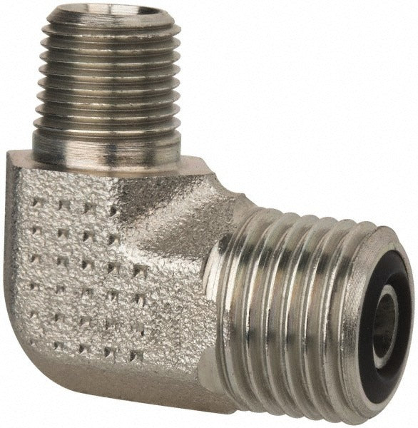 PARKER Parker 4 Clo-s Male Elbow Fitting 1/4 in Od Orfs Nptf 6000 Psi
