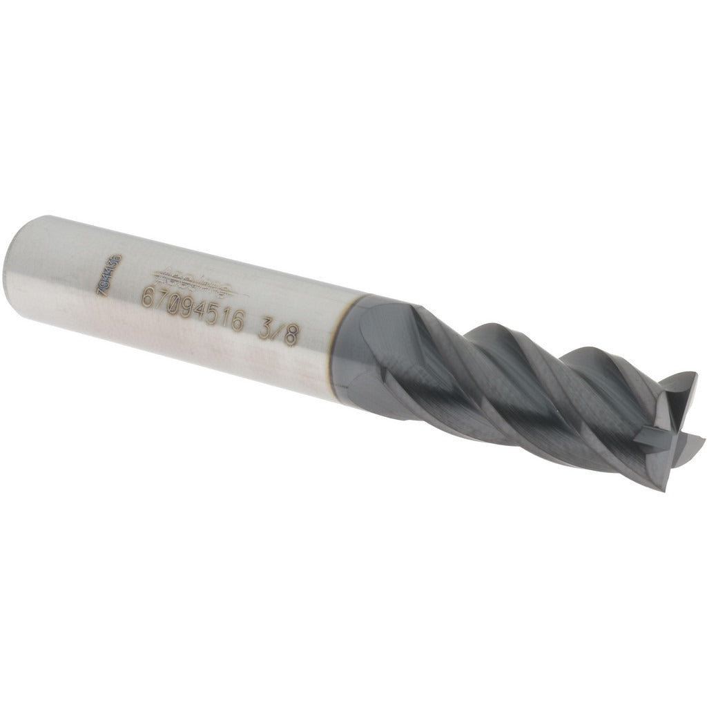 ACCUPRO Accupro 12177085 Square End Mill 3/8 in 4 Flute Solid Carbide