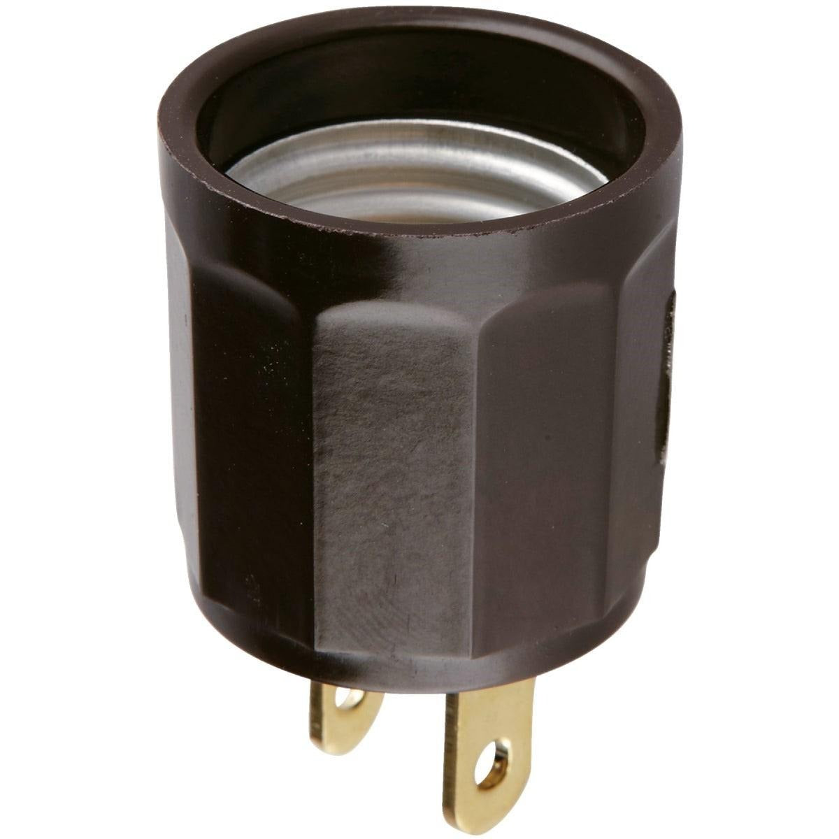 LEVITON Leviton 007-61 Outlet to Light Socket Adapter 600W 125V (Each)