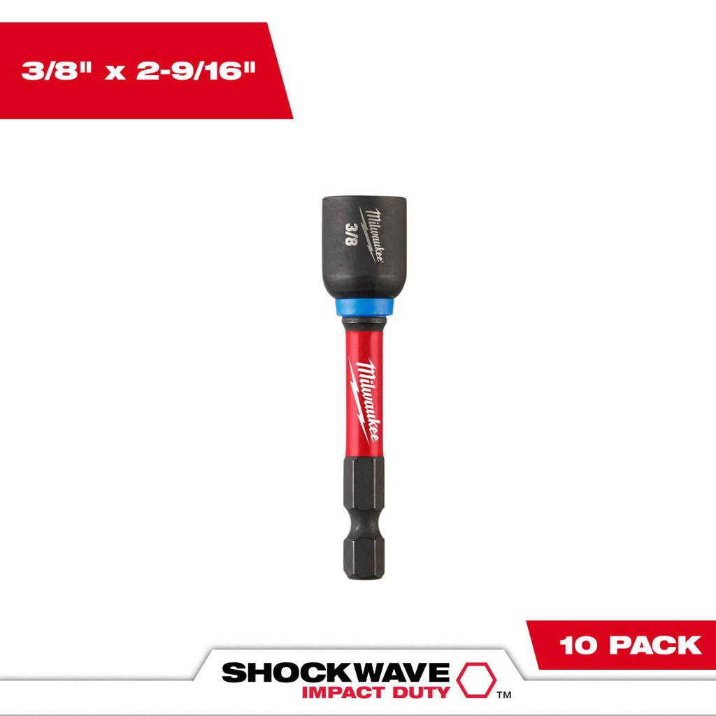 MILWAUKEE Milwaukee Tool 49-66-0535 Impact Nut Driver Bit Set 10pc