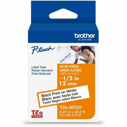 BROTHER Brother BRTTZEAF231G Acid-free Laminated Label Tape