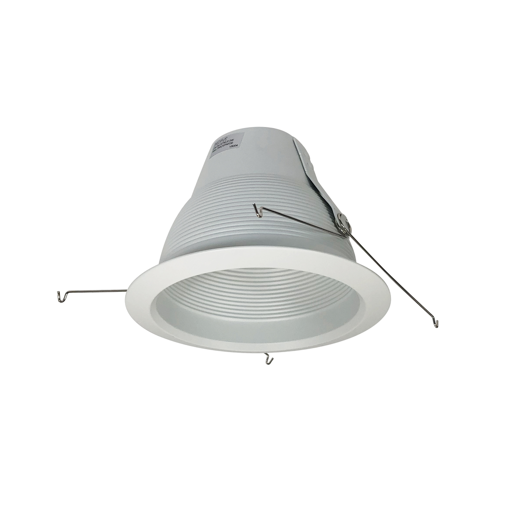 Nora Lighting NTM-513W White 5 Air-Tight Baffle Cone with White Flange