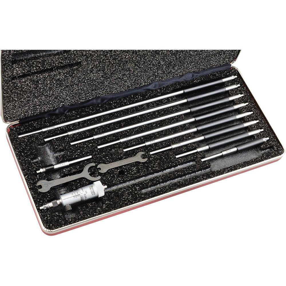 STARRETT Starrett 50546 Inside Micrometer Set 2 to 12 Inches