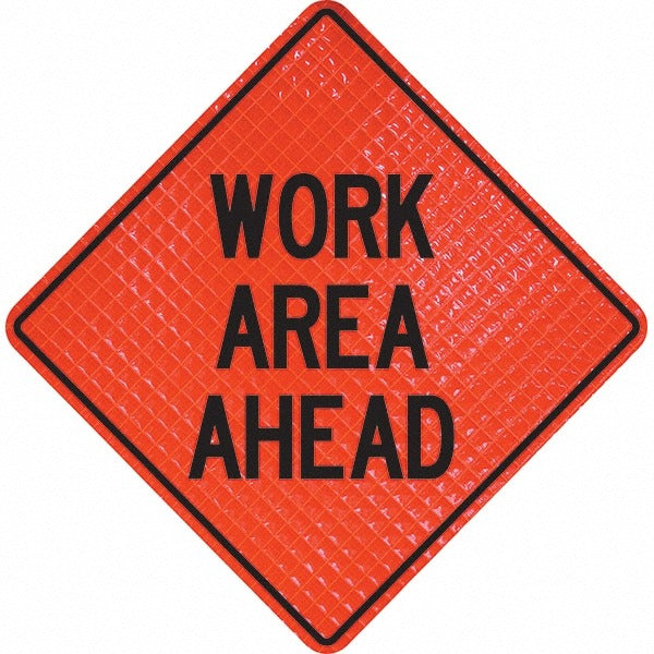 PRO-SAFE Pro-safe 07-800-3034-L Work Area Ahead Triangle Sign 36in