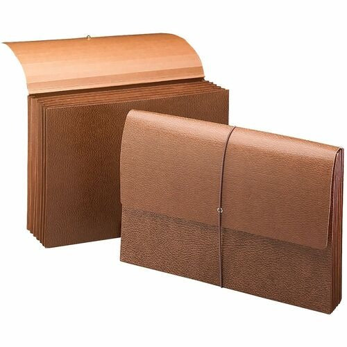 SMEAD Smead SMD72375 Expanding Wallet 6 Pocket Redrope Flap