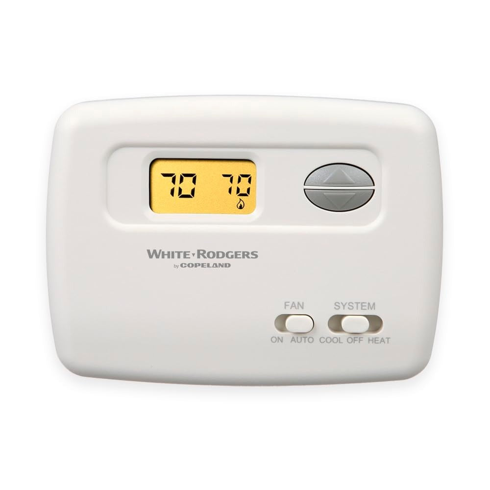 WHITE-RODGERS White-Rodgers 1F78-144 70 Series Non-programmable Thermostat 24V (Compact) 01F78-144S1