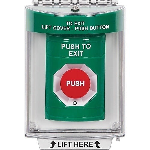 STI Safety Technology Int'l Inc SS2131PX-EN Green Push Button
