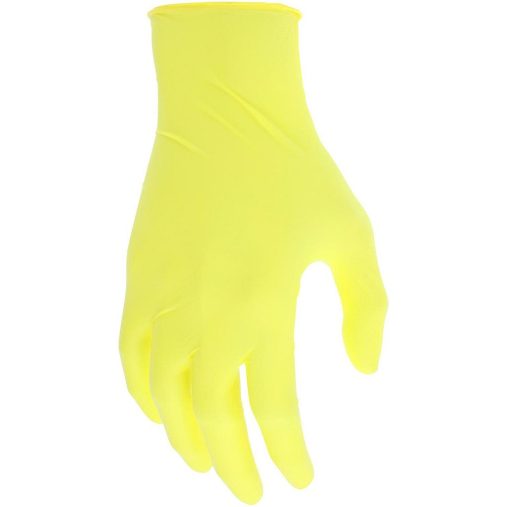 MCR SAFETY Mcr Safety 60035YXXL Nitrile Gloves 3.5 Mil Food Grade 100pk