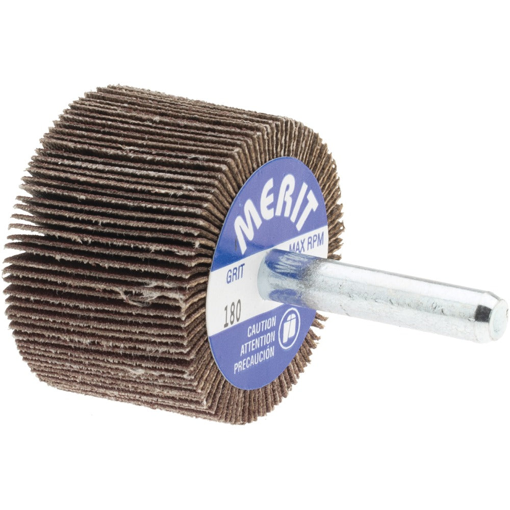 MERIT Merit Abrasives 08834137343 Mounted Flap Wheel 180 Grit