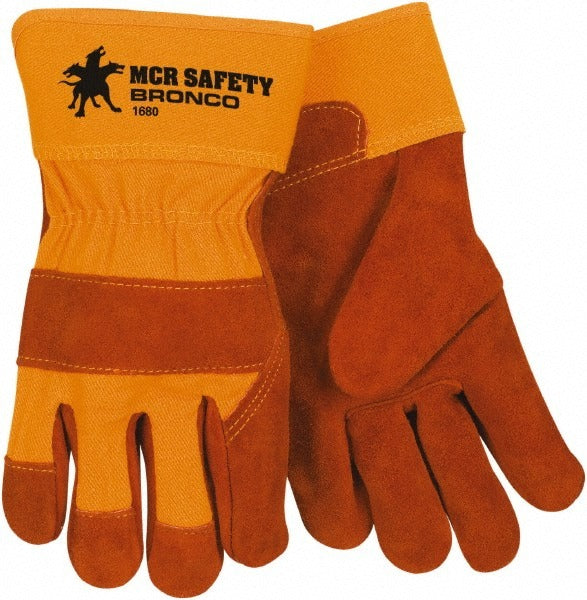 MCR SAFETY Mcr Safety 1680 Leather Work Gloves Womens Xl
