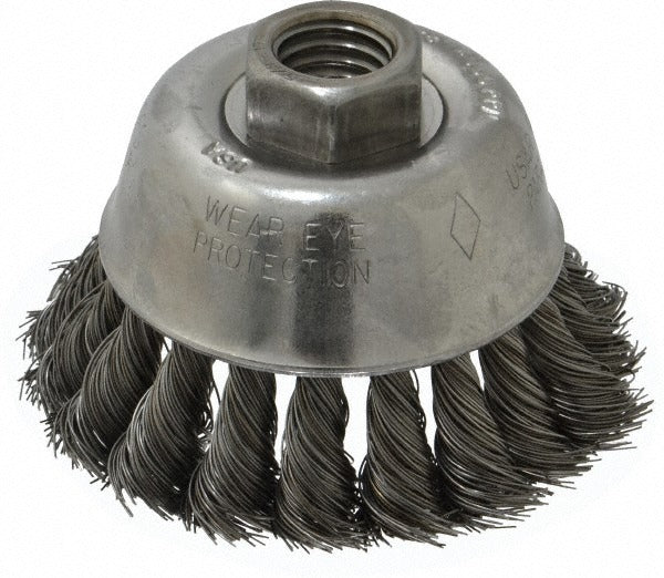 OSBORN Osborn 0003355500 Knotted Steel Cup Brush 2-3/4 in