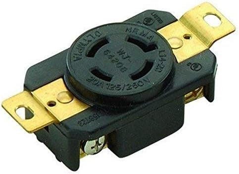 MORRIS PRODUCTS Morris Products 89742 Locking Receptacle 20A 125/250V (1 Pack)