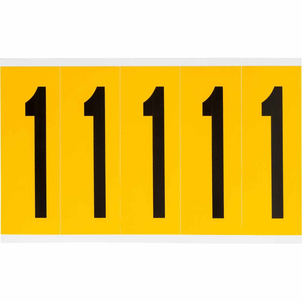 BRADY Brady 1560-1 Number Label (Card of 5)