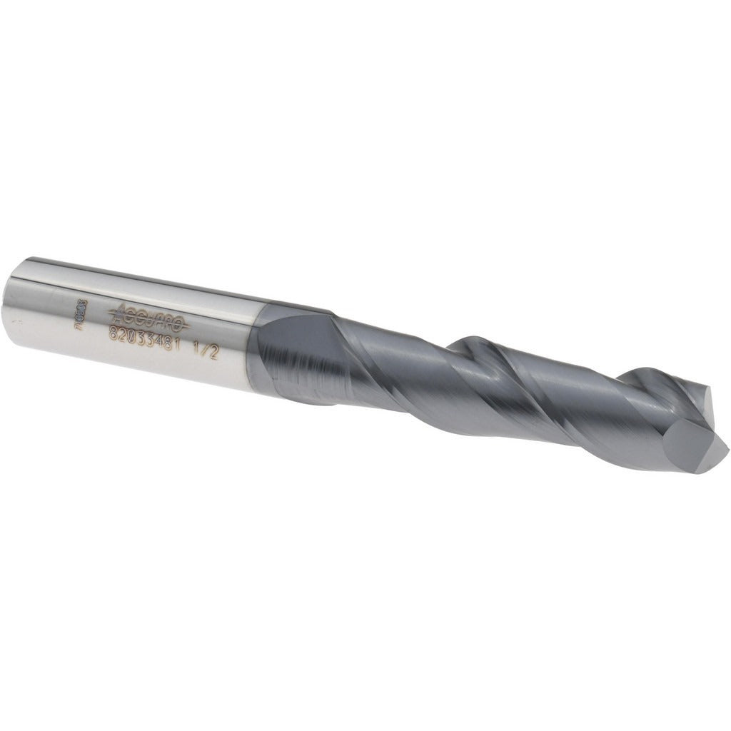 ACCUPRO Accupro 12181733 Square End Mill 0.5 in 2 Flute Solid Carbide Altin
