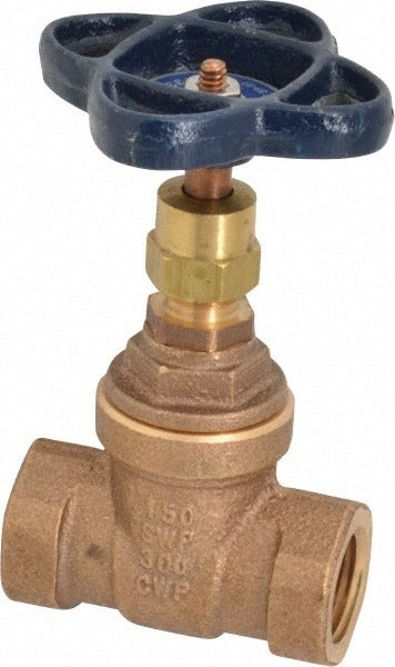 NIBCO Nibco NL1J006 Gate Valve 1/2 Inch Threaded Bronze 150 Psi