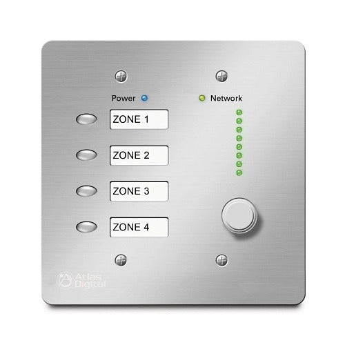 ATLASIED Atlasied BBWP-K4W Bluebridge 4-button Wall Plate