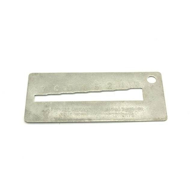 KWIKSET Kwikset 80049-001 Key Gauge Locksmith Tool