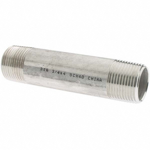 VALUE COLLECTION Value Collection 6BN3/4*4 3/4 in Ss Pipe Nipple 316 Sch 40