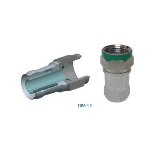 BELDEN Belden Inc. DB6PL2-25 RG6 F-type Plenum Connector 25 Pack