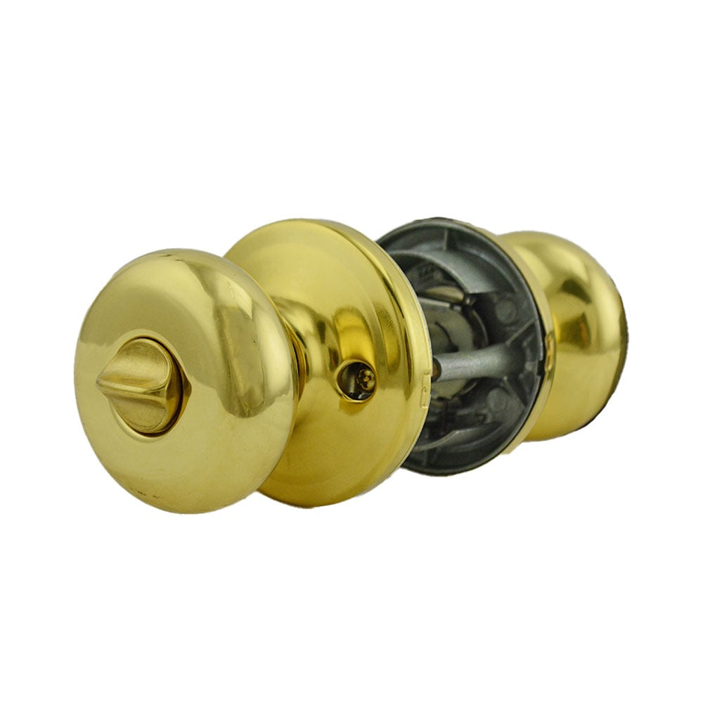 KWIKSET Kwikset 740H-3S Hancock Knob Entry Lock Smartkey Brass