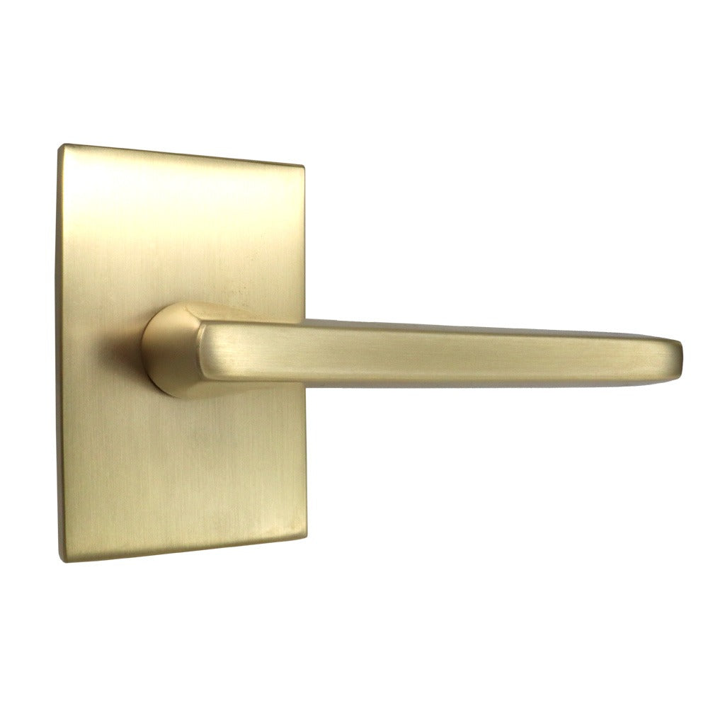 EMTEK Emtek 5112HLOUS4RH.RLS Helios Lever Passage Set Satin Brass