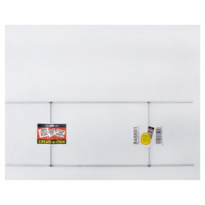 HILLMAN Hillman Fasteners 848891 Blank Sign 14x18 Inches White 3-pack