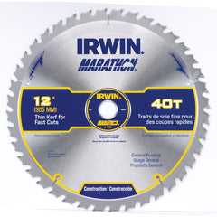 Irwin 14080 Irwin 12 In x 40T x 1 In Table Saw Blade