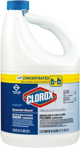 CLOROX Clorox CLO30966CT Concentrated Liquid Bleach 121 Oz Case 3