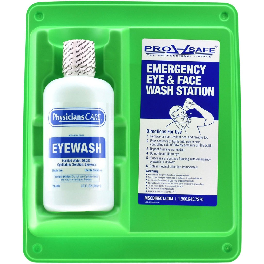 PRO-SAFE Pro-safe 24-202MSC Disposable Eyewash Station 32 Oz