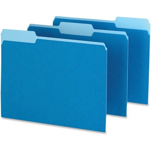 PENDAFLEX Pendaflex PFX15213BLU File Folders 1/3 Cut Box of 100