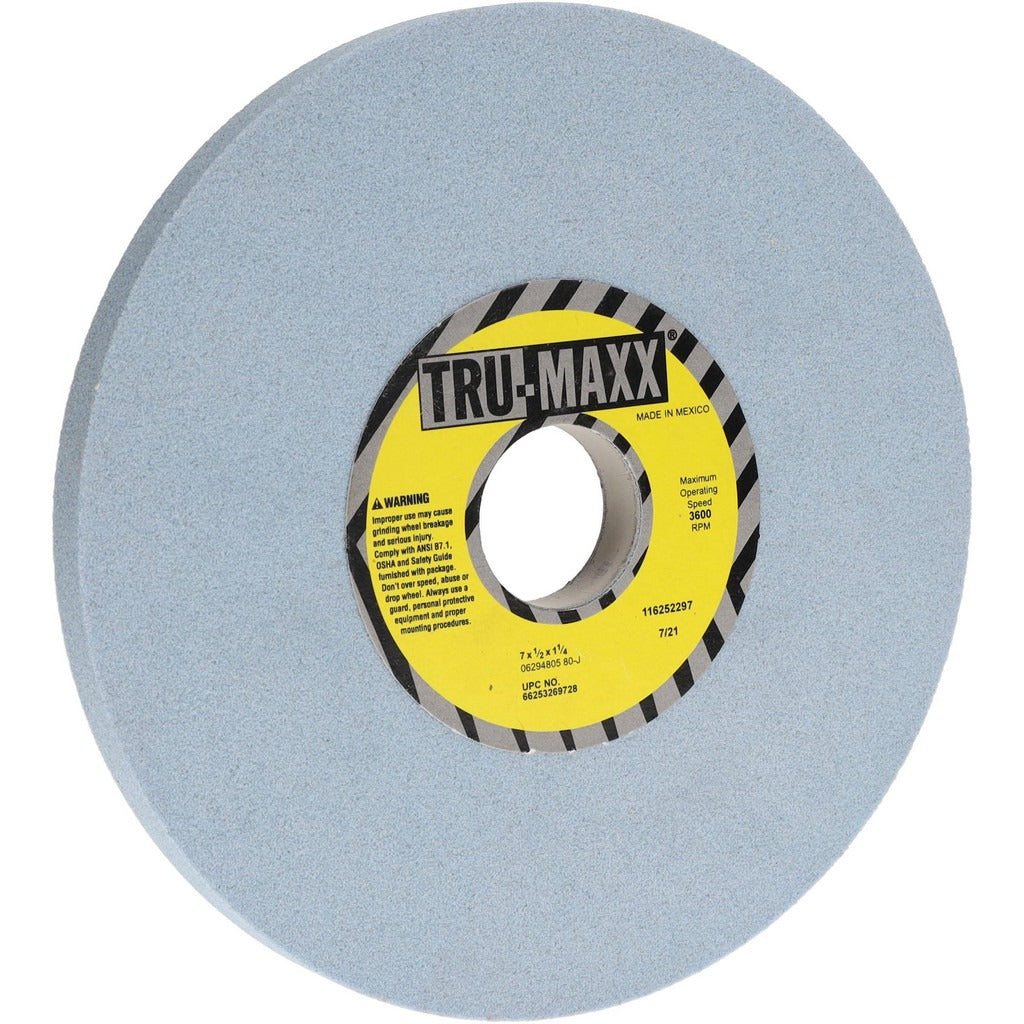 TRU-MAXX Tru-maxx 66253269728 Surface Grinding Wheel 80 Grit 7in