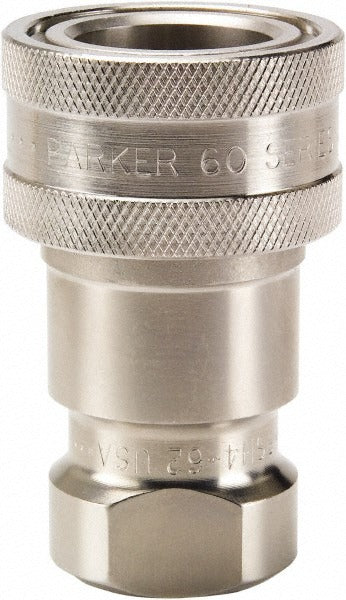 PARKER Parker SSH4-62 Female Pipe Rigid Coupler Fitting 1/2 in