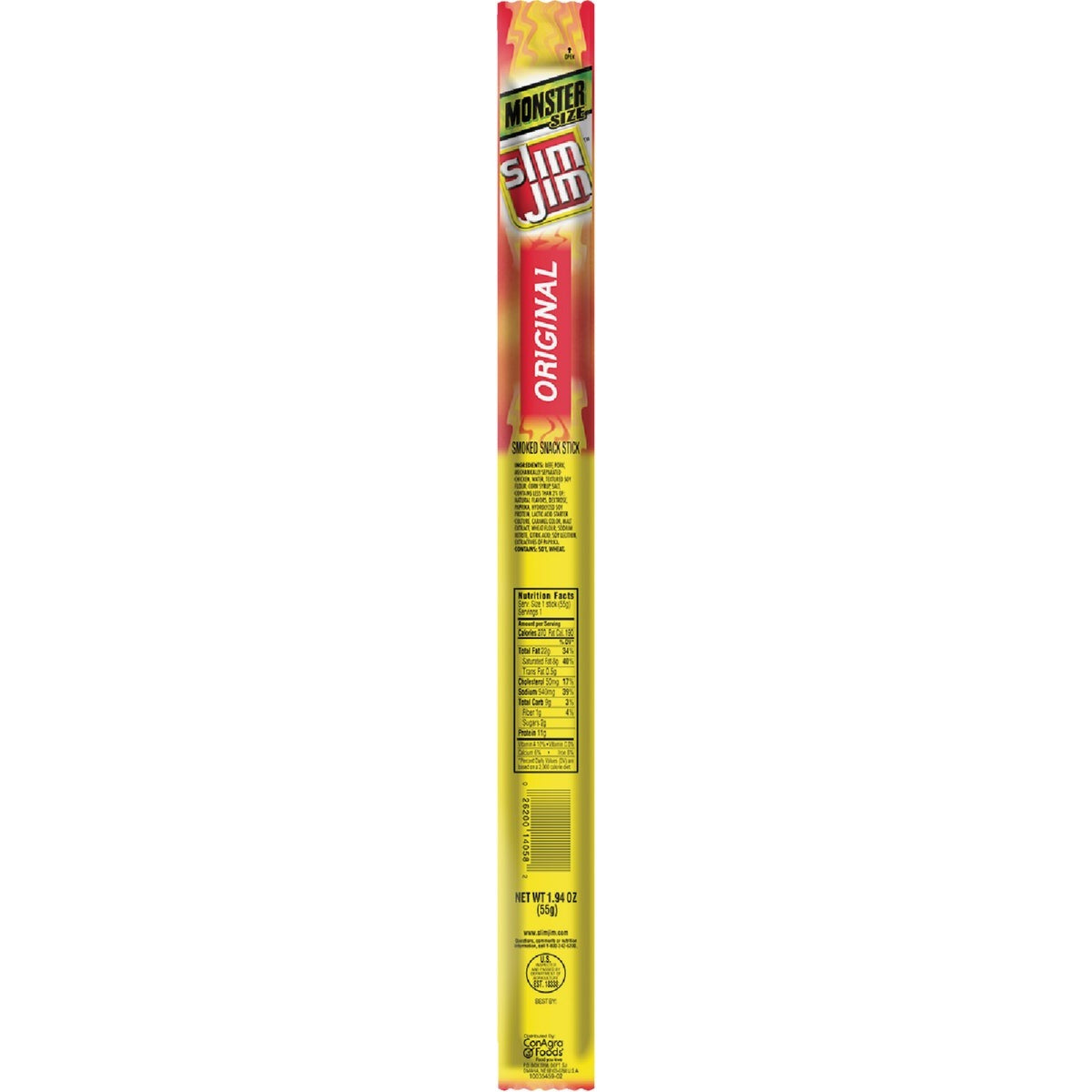 SLIM JIM Slim Jim 496461 Original Smoked Meat Stick 1.94 Oz