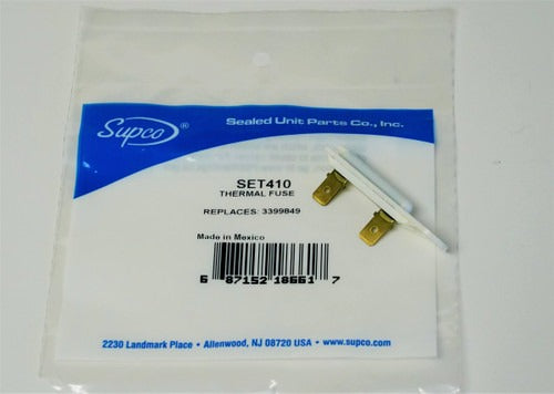 WHIRLPOOL Whirlpool 3399849 Dryer Thermal Fuse (1/4 inch Spade) SET410