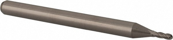 ACCUPRO Accupro 12276938 Ball End Mill 0.0450 in 4 Flute Carbide