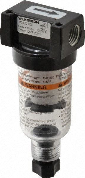 WILKERSON Wilkerson M03-02-000 Coalescing Filter 1/4 Inch Port