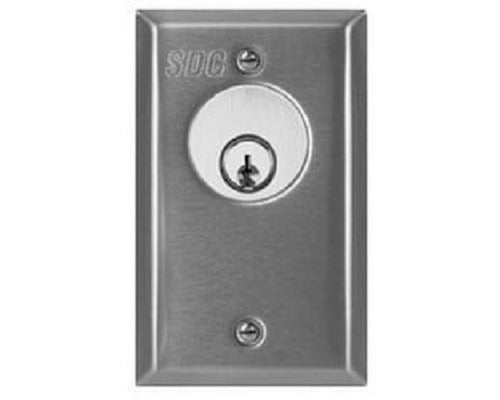 SECURITY DOOR CONTROLS Security Door Controls 702-U mortise cylinder key switch 6 amp (1 gang)