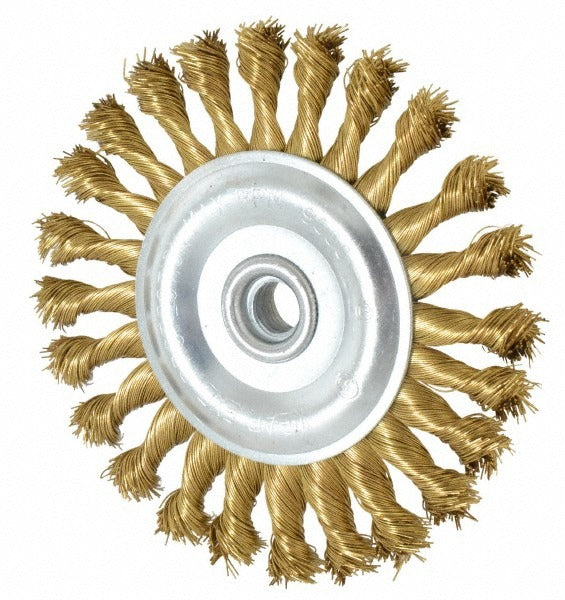VALUE COLLECTION Value Collection 1515058350 Knotted Brass Wheel Brush 6 in