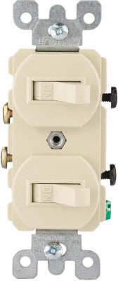 LEVITON Leviton Mfg Co S01-05224-2IS Duplex Single Pole Switch 15A