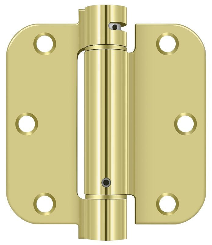 DELTANA Deltana DSH35R53 Spring Hinge 3.5x3.5 Bright Brass
