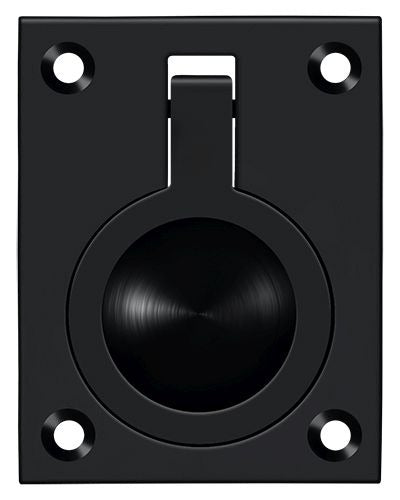 DELTANA Deltana FRP25U19 Flush Ring Pull Black Finish