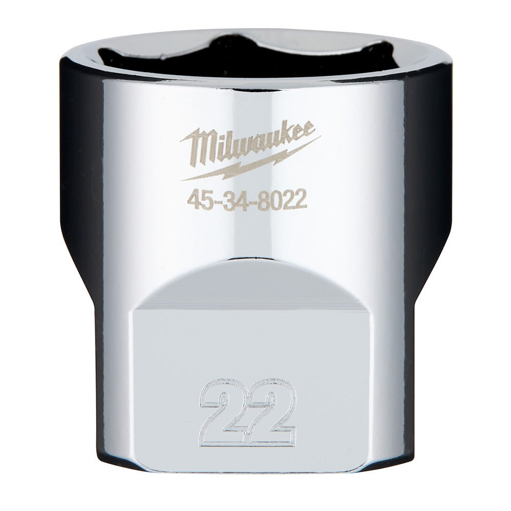 MILWAUKEE Milwaukee Tool 45-34-8022 3/8 Drive 6 Point Metric Socket