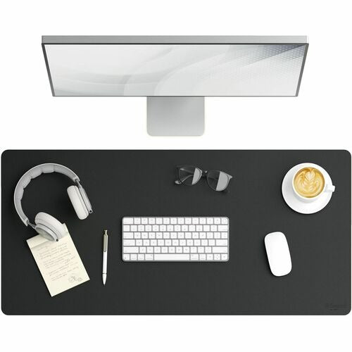 SMEAD Smead SMD64828 Desk Pad 36x17 in Charcoal Waterproof