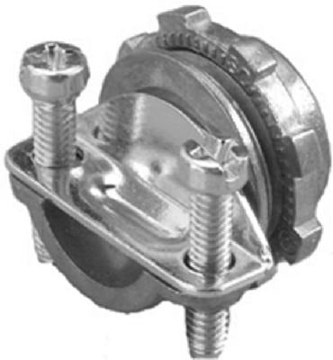HALEX Halex/scott Fetzer 05103B Twin Screw Clamp Connector 3/8 in 100pk