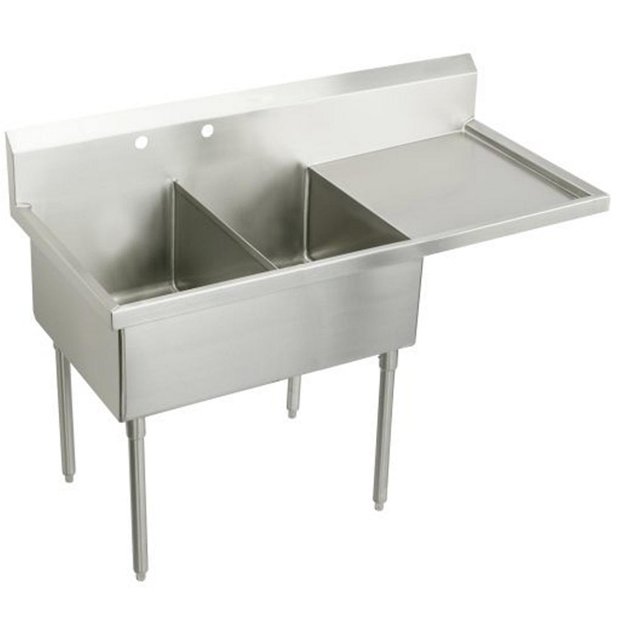 BSC PREFERRED Bsc Preferred WNSF8248R2 Double Compartment Scullery Sink