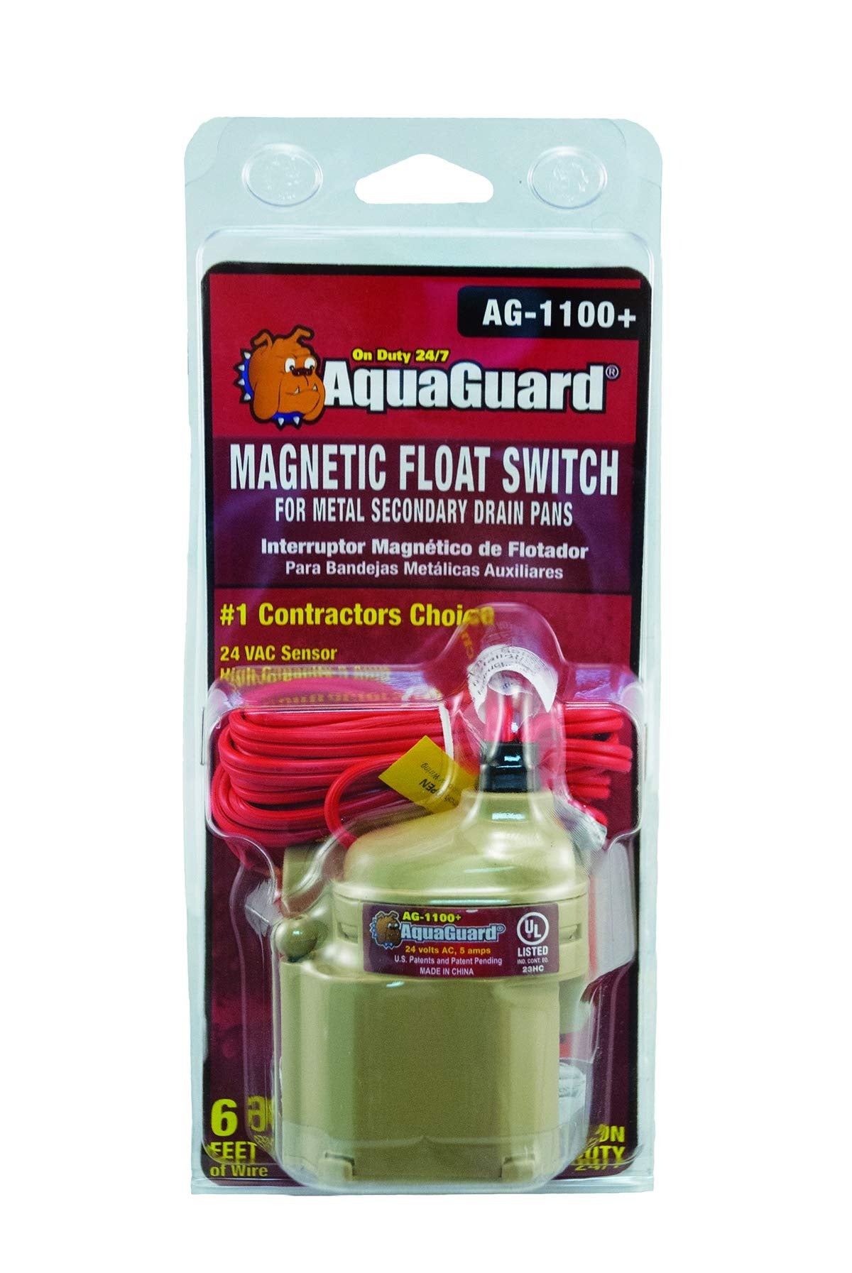 RECTORSEAL Rectorseal 96100 Magnetic Float Switch Secondary Drain Pan