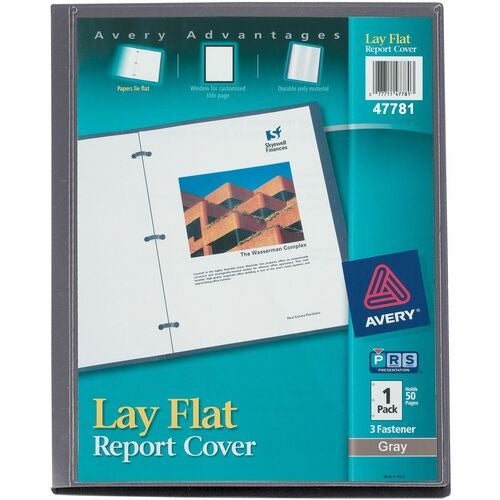 AVERY Avery AVE47781 Report Cover Gray Polypropylene Letter